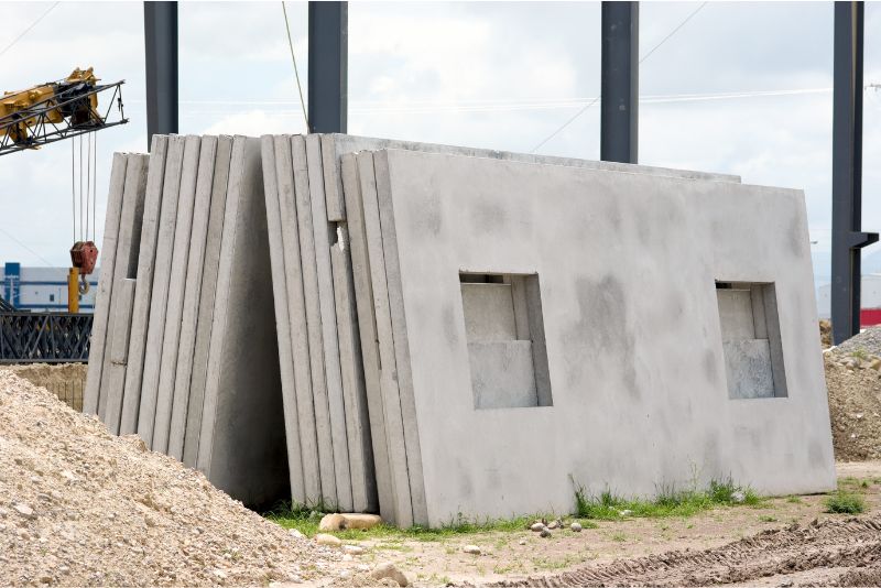 Precast concrete slabs