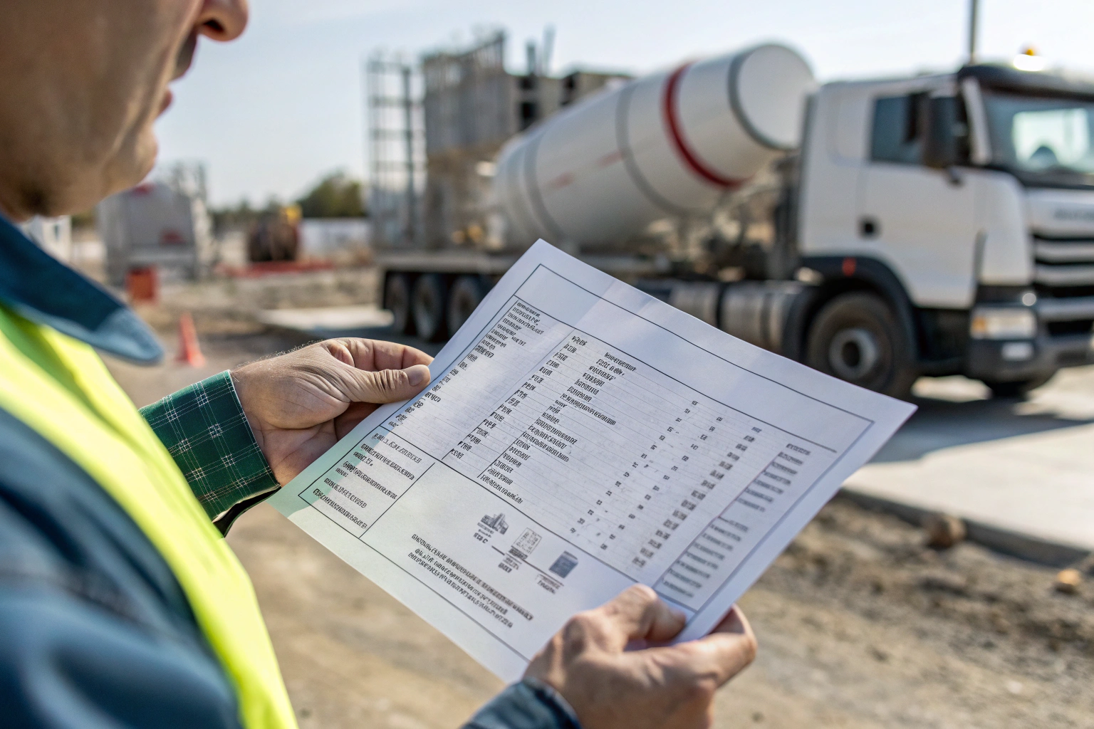 Concrete mix design and strength grade documentation for a Hervey Bay project